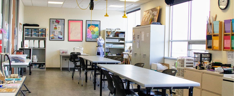 a photo of the East Library Makerspace room