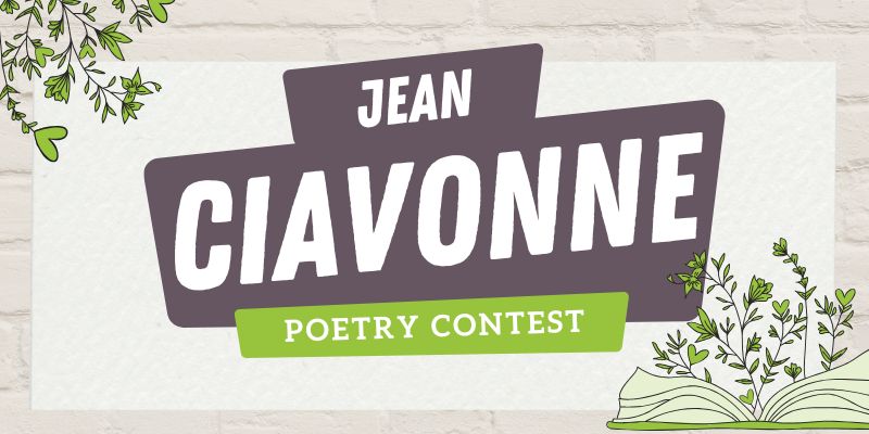 Jean Ciavonne Poetry Contest