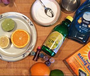 Cupboard Crafts & Experiments: Citrus Volcanoes